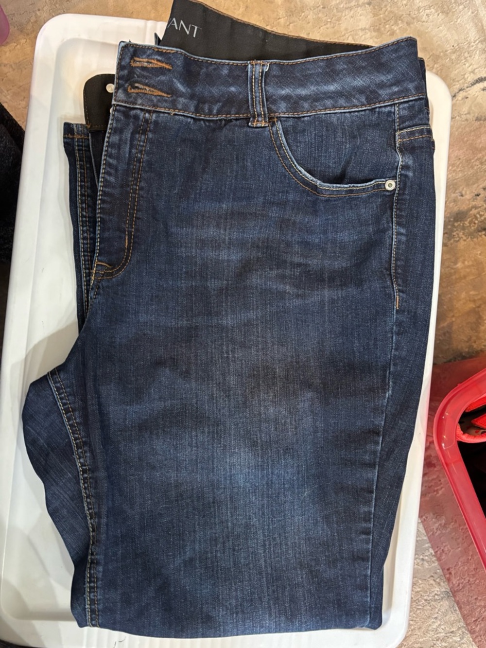 Lane Bryant 22P High-Rise Bootcut Jeans with Tighter Tummy Technology EUC